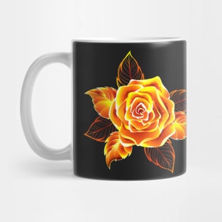 Blooming Fire Rose Mug